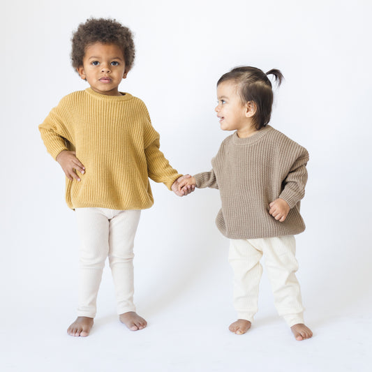 Chunky Knit Sweater-Chestnut