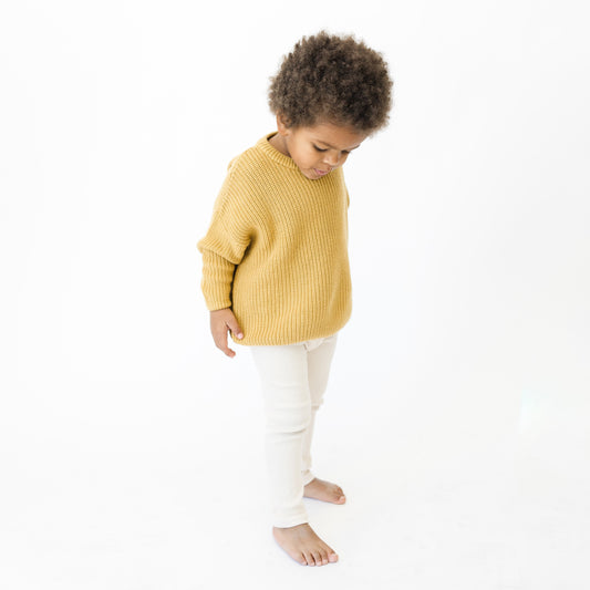 Chunky Knit Sweater-Turmeric