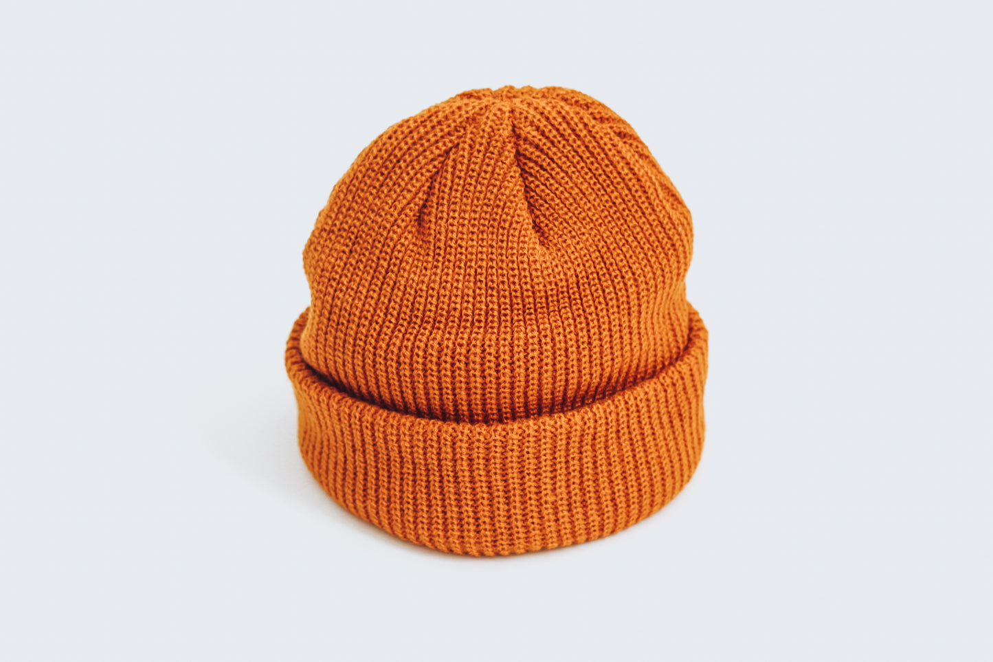 Knit Beanie-Rust