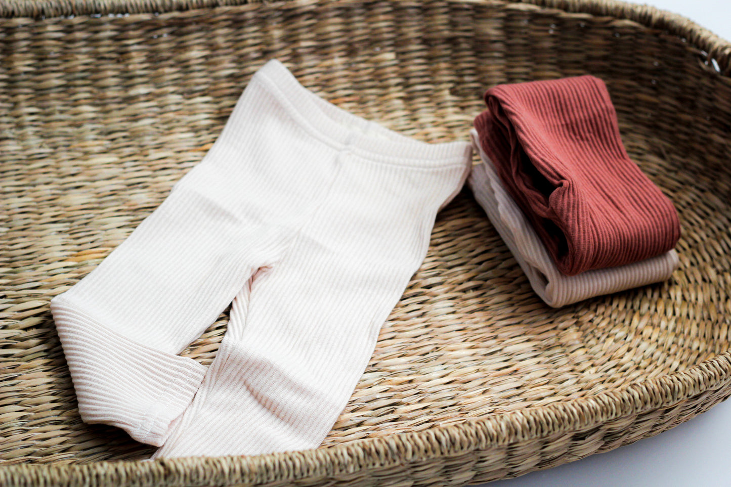Knit Leggings- Cream