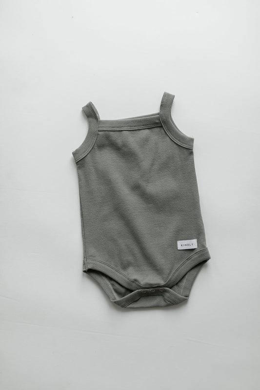 Ribbed Bodysuit- sage