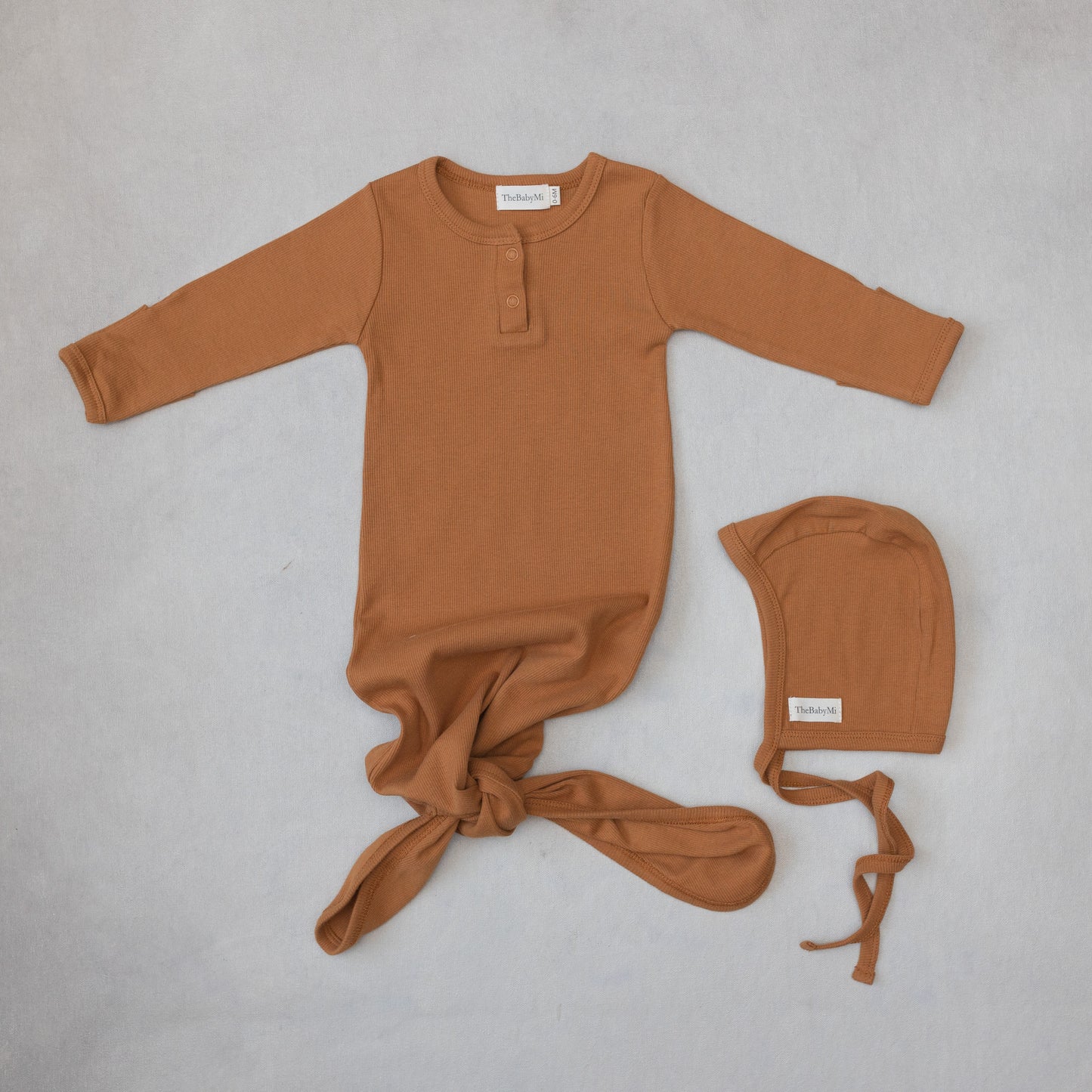 knotted gown-Rust
