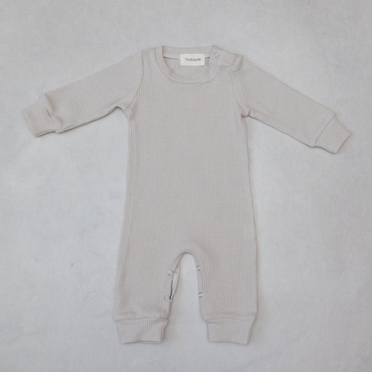 Waffle Knit Jumper- Oatmeal