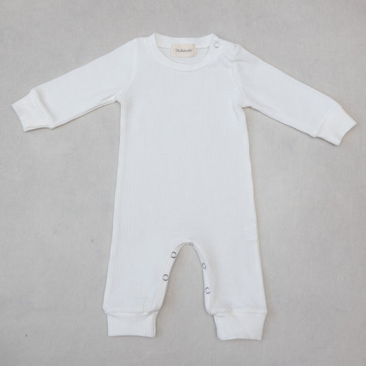 Waffle Knit Jumper- Milk