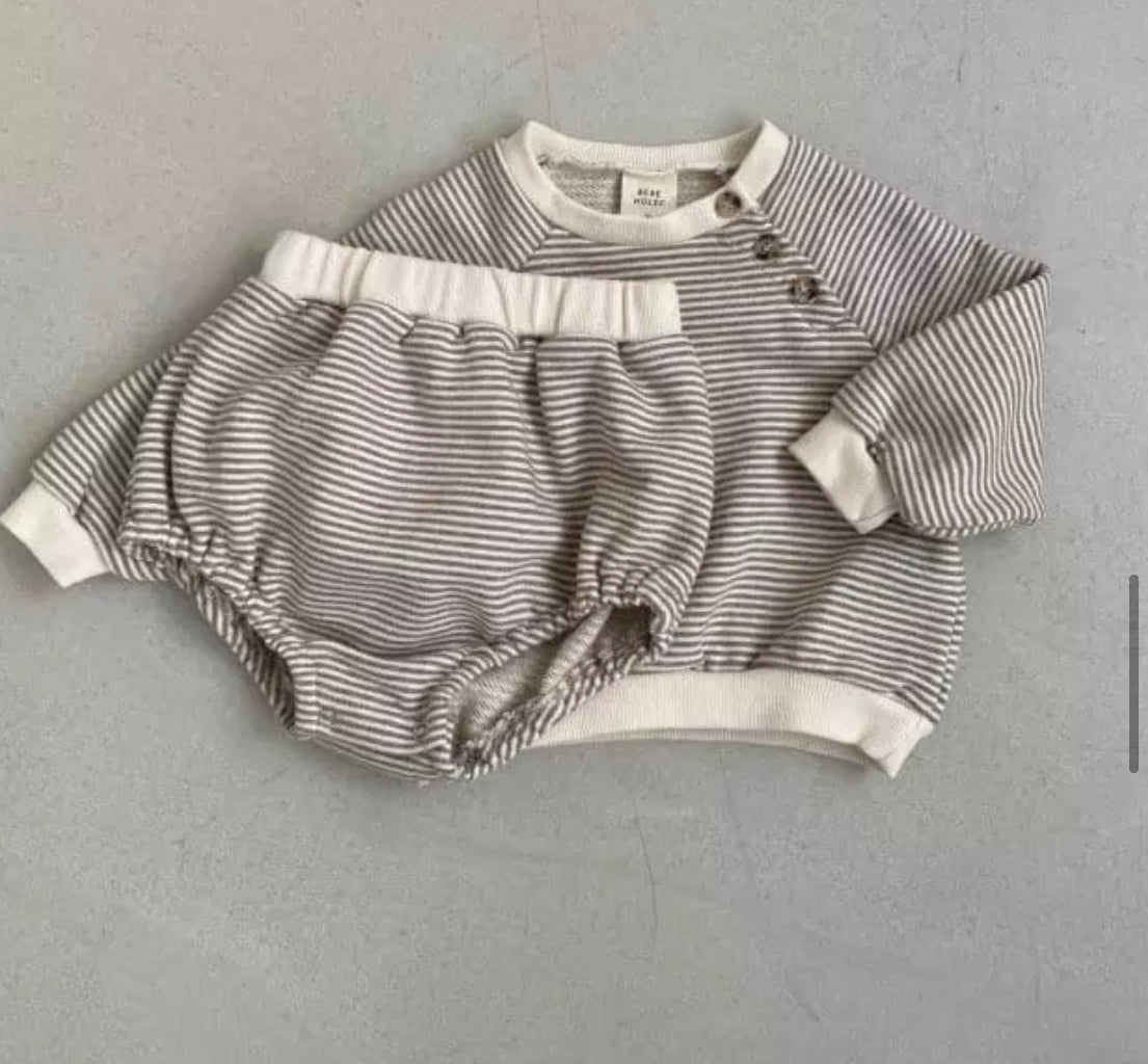 Stripe Bloomer Set